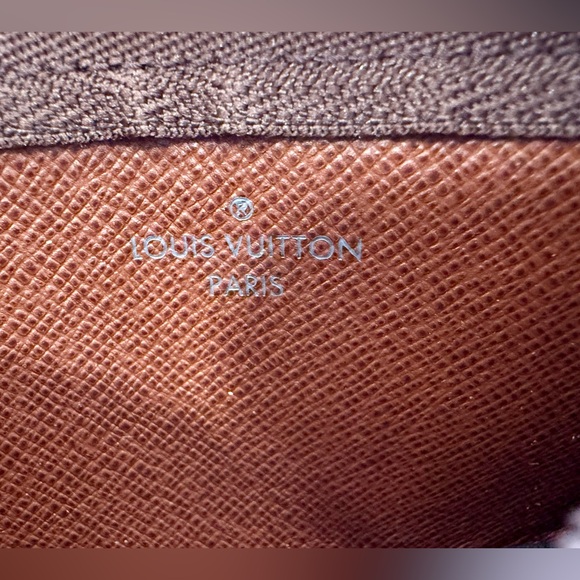 NWT Louis Vuitton Monogram Key Pouch in Brown and Gold - Picture 6 of 10
